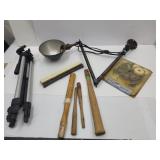 VTG Hubbell Shop Light ,Tool Handles, Dato, Tripod