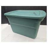 20 Gallon Green Storage Tote