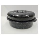 Graniteware Roaster w Lid-12" x 17"L