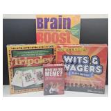 Lot of 4 New Sealed Party & Card Games