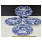 4  Baltimore Ohio Railraoad Platters 11 3/4"