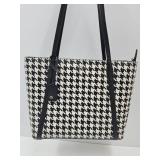Kate Spade Purse Black & White 17" W