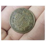 1865 Two Cent Coin