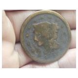 1851 Large Cent Coin