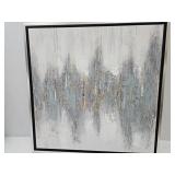 Framed Modern Wall Decor 23.5" x 23.5"