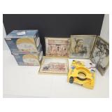 Tape Dispenser, Ceiling Lights & Picture Frames