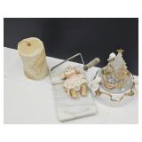 Musical Christmas Tree, Candle, Mouse & Marble