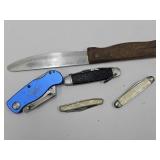Knife Lot: Sheffield, Broken Scout, Colonial +