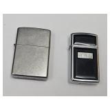 2 ZIPPO Lighters: 1 Monogramed