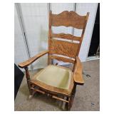 Antique Oak Rocking Chair