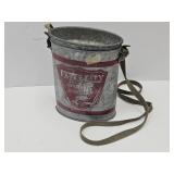 VGT Galvanized Minnow Bucket W Should Strap
