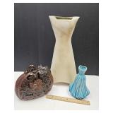 Art Deco Dresss Vase22" , Cracker Barrel Pumpkin+
