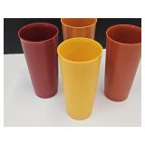 4 Vintage Tupperware Tumblers