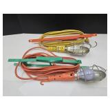 2 Work Lights W Extension Cords