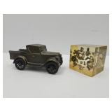 Banthrico Inc. Metal Bank, & Man Cave Paperweight