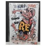 New Rat Fink Metal Sign 8" x 12"