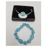 Natures Path Bracelet & Sheild You Fear Necklace