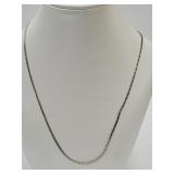 925 Sterling  Silver Chain 17"
