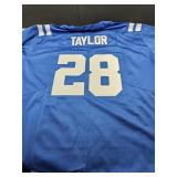 New Taylor Colts Stitched Jersey Sz 2XL