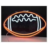 New Football LED Sign 16" x 10"