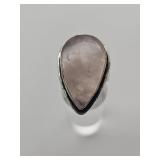 Rose Quartz Ring Adjustable
