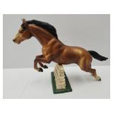 Breyer Horse w Jump- 14" x 9.5"T