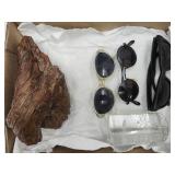 VTG Sunglasses, Paperweight, Burl Wood,?