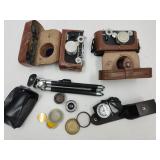 2 VTG Argus Cameras, Tripod, & Light Meter