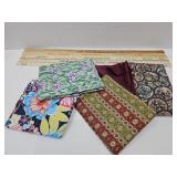Quiltting Cotton Material & 5 Yardsticks