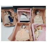 Set Of 5 Madam Alexander Dolls; First Lady +