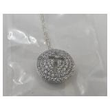JTV Sterling Silver Cross Necklace