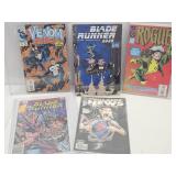 Comic Book Lot; Blade Runner, Rogue, Venom +