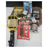 Trouble Light, Volt Meter Tester, Speaker Wire +