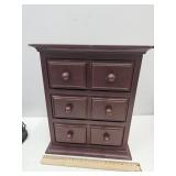 Dresser Top Cabinet / Jewelry Box 11x13.5"