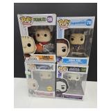 4 FUNKO POPS lINUS pEANUTS