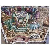 Teddy Bear Table Cloth W Placemats
