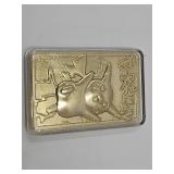 1999 Nintendo Pokemon 23k Gold Plated Trading Card