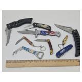 Lot Of Pocket Knifes