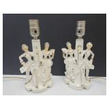 2 Victorian Dresser Lamps