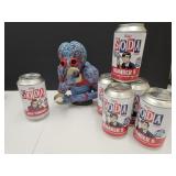 6 Funko Pop Soda Cans & The Island Earth