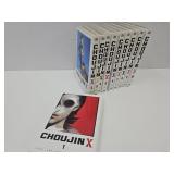 Manga Set; Choujin X Volume 1-10 Sui Ishida