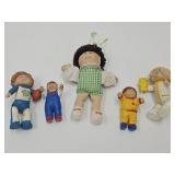 1984 PVC Mini Cabbage Patch Kids & 1 Cloth