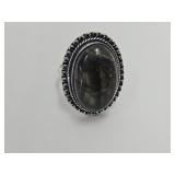 Labradorite 925 Ring Size 10