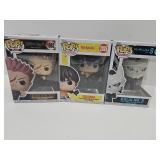 3 Funko Pops: Kaiju No. 8, Yuji Itadori & Ranma