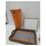 Bear Safe Food Storage 18.5" H, White Borad + Tray