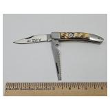 VTG White Tail Cutlery Stag Pocket Knife