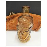 VTG Amber Glass Indiana Decanter Bottle Chef John