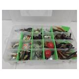 Lures, Organizer Tackle Box W Tackle
