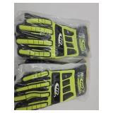 2 Pair Ringer Mechanics Gloves Sz Med