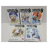 Manga Set; Samurai 8 Tales Of Hachimaru Volumes1-5
